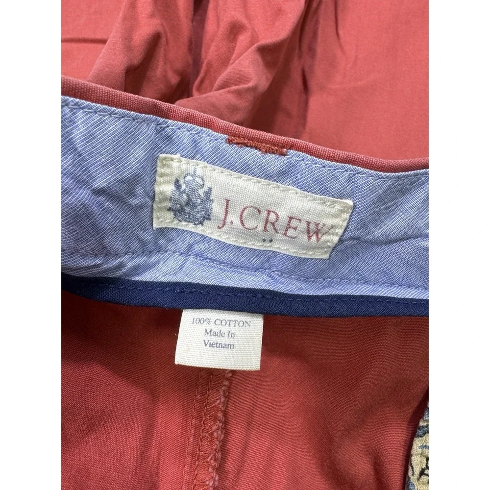 J Crew Rivington Shorts Mens 38x11 Coastal Pink Chino Cotton Canvas Preppy